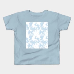 Soft Blue Tie-Dye Kids T-Shirt